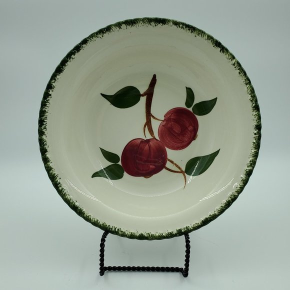 Blue Ridge Southern Potteries Quaker Apple Serving Bowls Vegetable Bowls - Picture 3 of 13